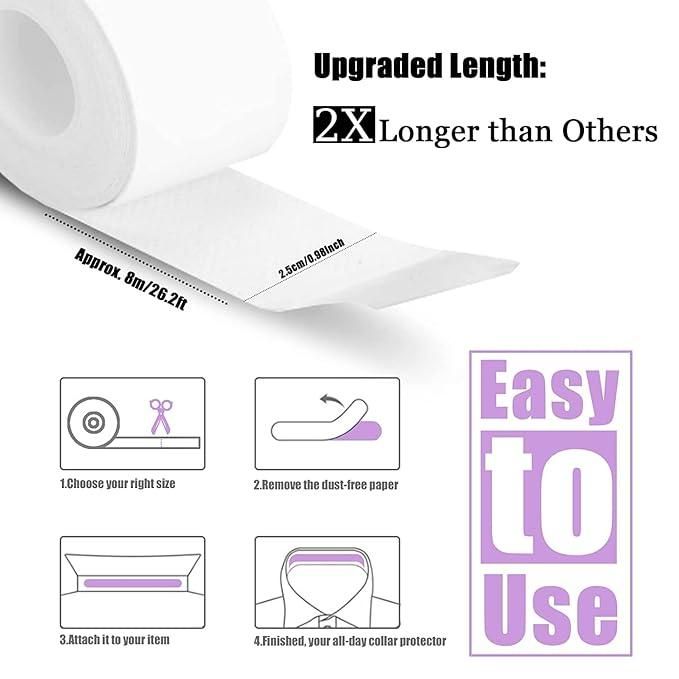 Sweat Absorbent Tape for Collar and Cufs (BUY 1 GET 1 OFFER)