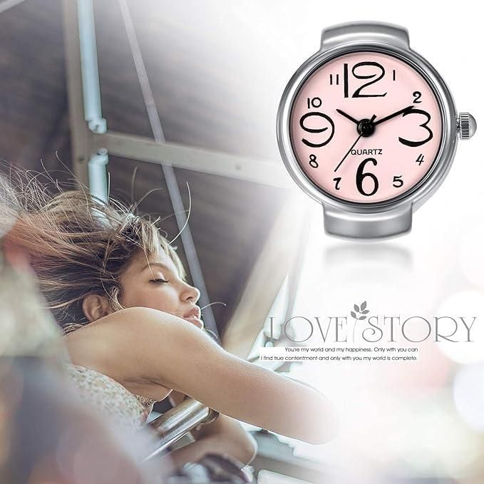 Ring Watch Analogue Quartz for Men and Women