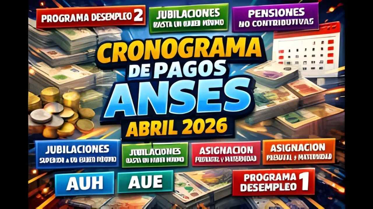 Cobro de Pensiones No Contributivas en Abril 2026